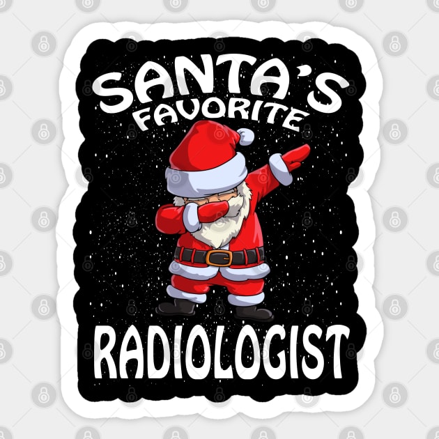 Santas Favorite Radiologist Christmas Sticker by intelus